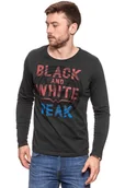 Koszulki męskie - LONGSLEEVE WRANGLER PEAK TEE PHANTOM W7B09DE16 - Wrangler - miniaturka - grafika 1