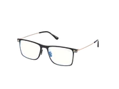 Okulary korekcyjne, oprawki, szkła - Dioptrie szkieł Tom Ford FT5865-B/V 002 - miniaturka - grafika 1