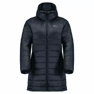 Płaszcze damskie - Damski płaszcz Jack Wolfskin BERGLAND INS COAT W night blue - S - miniaturka - grafika 1