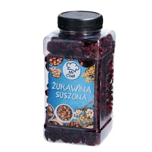Słoik żurawina suszona 500g - Owoce świeże i suszone - miniaturka - grafika 1