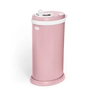 Ubbi Stalowy Kosz na Pieluchy Matte Pink - Inne akcesoria do pielęgnacji dzieci - miniaturka - grafika 1
