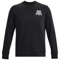 Bluzy sportowe męskie - Męska bluza Under Armour Rival Terry Graphic Crew Rozmiar: M / Kolor: czarny - miniaturka - grafika 1