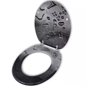 Deski sedesowe - vidaXL vidaXL Deska klozetowa, wzór woda - miniaturka - grafika 1