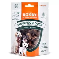 Przysmaki dla psów - Boxby Superfood Snacks z kaczką, groszkiem i żurawiną - 120 g - miniaturka - grafika 1