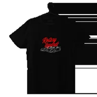 Odzież do sportów motorowych - Czarny T-shirt koszulka ROTARY LEGENDS-M - miniaturka - grafika 1