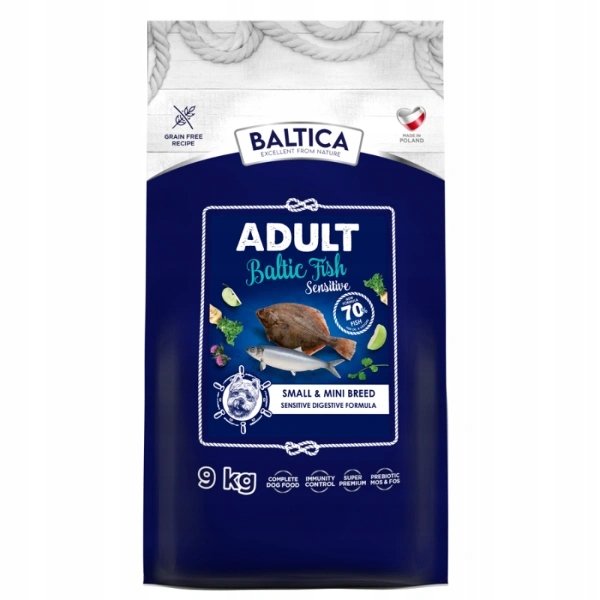 Baltica Adult Sensitive Baltic Fish XS/S 9kg RYBY DOROSŁE PSY
