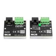Akcesoria do monitoringu - Zestaw aktywnych konwerterów do transmisji danych z sieci Ethernet oraz zasilania PoE BCS-X2W/IP10 - miniaturka - grafika 1