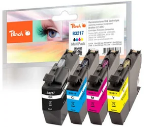 Peach 320280 nabój z tuszem 4 szt. Zamiennik Czarny, Cyjan, Purpurowy, Żółty 320280 - Tusze zamienniki - miniaturka - grafika 1
