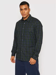 Koszule męskie - Selected Homme Koszula Sac 16082160 Zielony Slim Fit - grafika 1