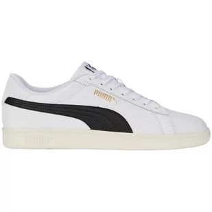 Buty Puma Smash 3.0 L 390987 03 białe - Buty sportowe męskie - miniaturka - grafika 1