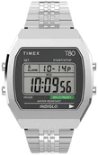 Zegarki damskie - Zegarek Timex TW2V74200 T80 Steel 36mm Stainless Steel Bracelet - - miniaturka - grafika 1