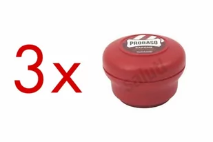 PRORASO Twardy zarost - Mydełko do golenia w tyglu 3 x 150g - Kosmetyki do golenia - miniaturka - grafika 1