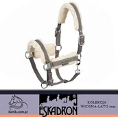 Kantary dla koni - Eskadron Kantar DOUBLEPIN MATTGLOSS EVO-W Classic Sports S/S 22 - fossil - miniaturka - grafika 1