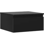 Szafki łazienkowe - Mexen Orio szafka łazienkowa podumywalkowa 50 cm z blatem, 1 szuflada, czarna mat - 91A10-05023-1-BFC71 - miniaturka - grafika 1