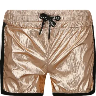 DKNY Kids Szorty FANCY | Regular Fit - Spodnie i spodenki dla dziewczynek - miniaturka - grafika 1