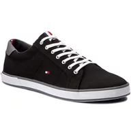 Trampki damskie - Tommy Hilfiger Tenisówki Harlow 1D FM0FM00596 Black 990 - miniaturka - grafika 1