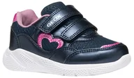 Buty dla chłopców - Geox Sneakersy dla chłopców i dziewczynek B SPRINTYE Girl, granatowe, 26 EU, grantowy, 26 EU - miniaturka - grafika 1