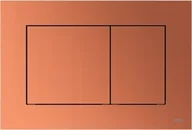 Przyciski spłukujące - Przycisk spłukujący Tece TECEnow - przycisk spłukujący do WC z tworzywa, czerwony brąz metaliczny - miniaturka - grafika 1
