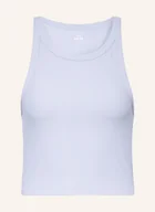 Koszulki i topy damskie - Under Armour Krótki Top Meridian blau - miniaturka - grafika 1
