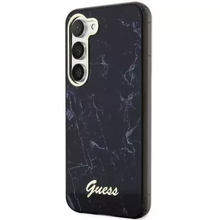 Etui Guess GUHCS23MPCUMAK do Samsung Galaxy S23+ Plus S916 czarny/black hardcase Marble - Etui i futerały do telefonów - miniaturka - grafika 2