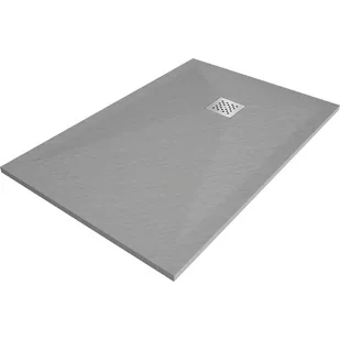 Mexen Stone+ brodzik kompozytowy prostokątny 130 x 70 cm, szary-beton - Brodziki prysznicowe - miniaturka - grafika 1
