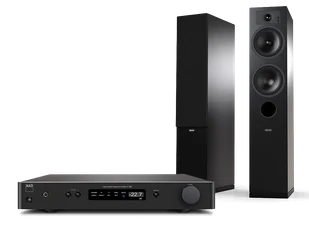 NAD C 338 (czarny) + Tesi 5 (czarny) - Zestawy stereo - miniaturka - grafika 1
