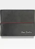 Portfele - Pierre Cardin, Portfel skórzany męski, Tilak38 8806, czarny, ochrona RFID - miniaturka - grafika 1