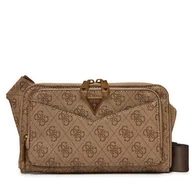 Torby męskie - Saszetka Guess HMSILO P5114 Brązowy - miniaturka - grafika 1