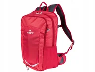 Plecaki - Plecak rowerowy ze stelażem z pokrowcem Crivit czerwony 14+3 l - miniaturka - grafika 1
