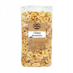 Chipsy Bananowe, Banan Suszony Mona 1Kg - Owoce świeże i suszone - miniaturka - grafika 1