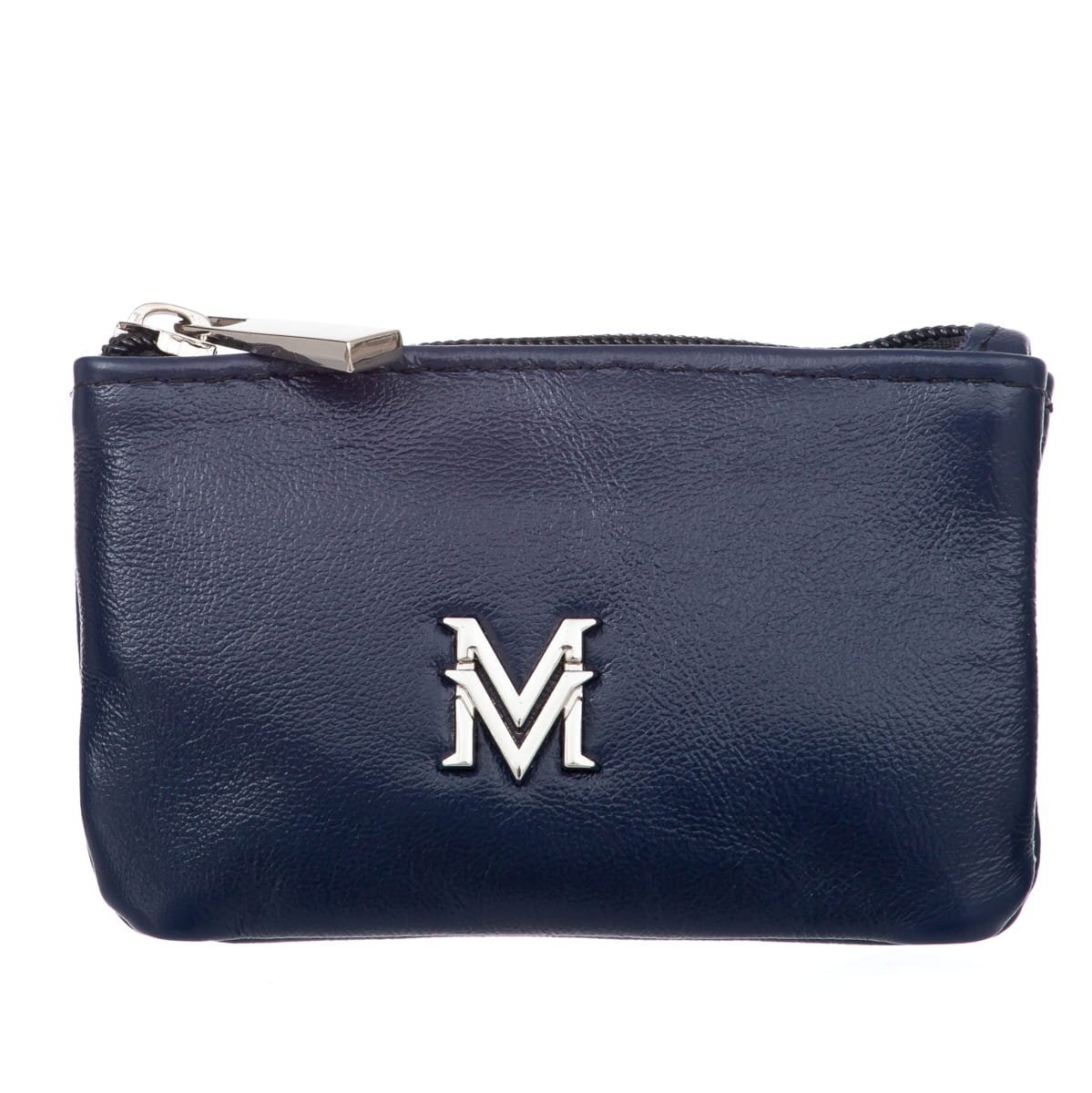 Etui na klucze Skórzane VerMari Granatowe