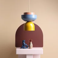 Lampy sufitowe - ALDEX Lampa wisząca Ulia, żółty/niebieski/koralowy - miniaturka - grafika 1