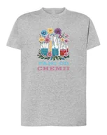Koszulki i topy damskie - Koszulka Dzień Nauczyciela Chemia dla Nauczycielki Prezent Szara L - miniaturka - grafika 1