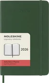 Kalendarze - MOLESKINE kalendarz 2026 ZIELONY POCKET SOFT DZIENNY (9x14) - miniaturka - grafika 1