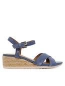 Espadryle damskie - Geox Espadryle D Ischia Corda D55HHB 00020 C4005 Granatowy - miniaturka - grafika 1