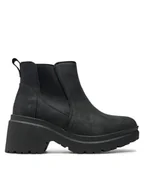 Botki damskie - Skechers Botki 114625/BBK Czarny - miniaturka - grafika 1