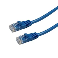 Kable miedziane - Videk Enhanced Cat5e UTP Patch Cable 1m Blue - kabel sieciowy (1 m, niebieski) - miniaturka - grafika 1