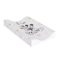 Przewijaki - Ceba Baby mata do przewijania miękka COSY 50x70 Disney Minnie & Mickey Grey - miniaturka - grafika 1