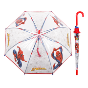 Parasolki dla dzieci - Parasolka dziecięca Perletti Spider Man 2 transparentny - miniaturka - grafika 1