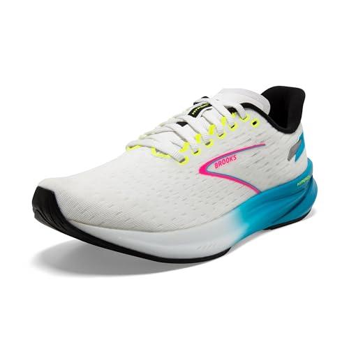 Brooks Hyperion, Trampki damskie, Biały niebieski różowy, 37.5 EU
