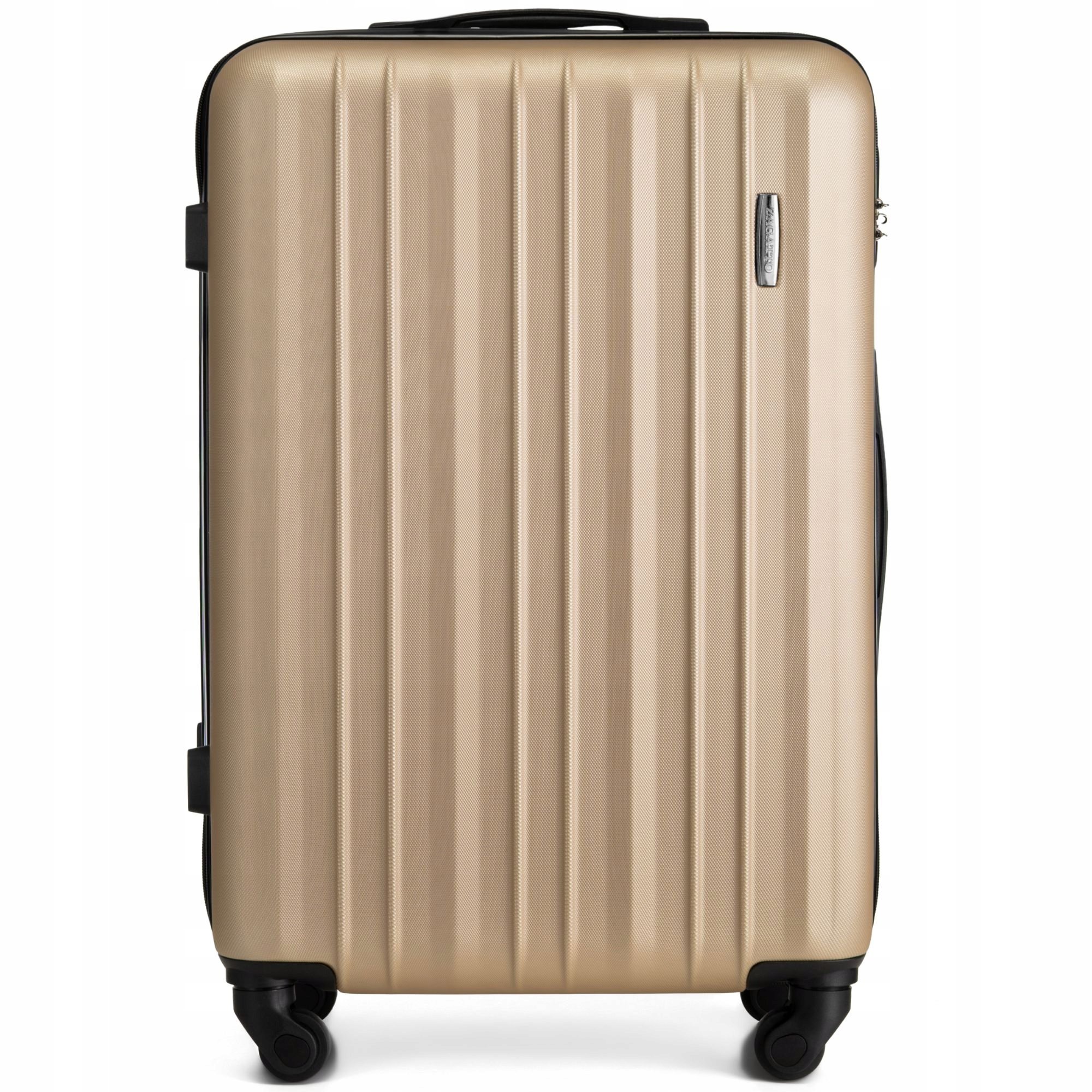 Średnia walizka podróżna na kółkach RYANAIR WIZZAIR 58L twarda ZAGATTO