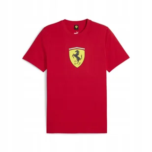 PUMA KOSZULKA FERRARI RACE BIG SHIELD 62380502 r XL - Koszulki męskie - miniaturka - grafika 1
