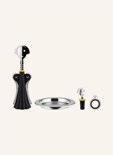 Alessi 4-Cz. Zestaw Wina schwarz - Pozostałe akcesoria barmańskie - miniaturka - grafika 1