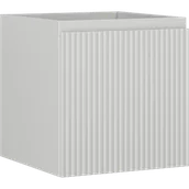 Szafki łazienkowe - Mexen Rivel szafka łazienkowa podumywalkowa 45 cm, 1 szuflada, ryflowana , szara mat - 91A20-04547-1-BF62 - miniaturka - grafika 1