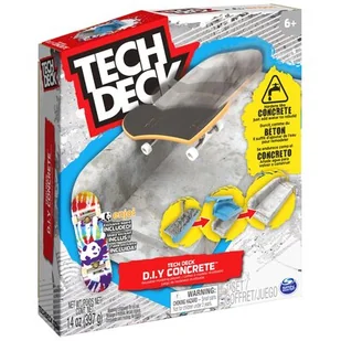 Tech Deck DIY Conrete Beton wielokrotnego użytku Rampa + fingerboard - Samochody i pojazdy dla dzieci - miniaturka - grafika 1