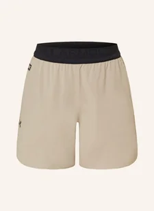 Under Armour Szorty Treningowe Ua Peak beige - Spodenki damskie - miniaturka - grafika 1