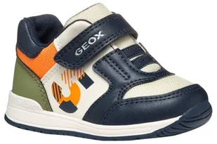 Geox B RISHON Boy A, buty dziecięce, granatowy/lt pomarańczowy, 24 EU, Wielobarwna, 24 EU - Buty dla chłopców - miniaturka - grafika 1