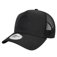 Czapki i chusty sportowe męskie - New Era E-Frame AS Roma Trucker Cap 60572399, Kobieta/Mężczyzna, Czapka z daszkiem, Czarny - miniaturka - grafika 1