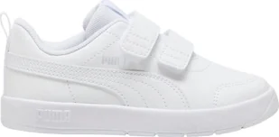 Buty dla dzieci Puma Courtflex V3 V PS białe 397642 02 35 - Buty dla dziewczynek - miniaturka - grafika 1