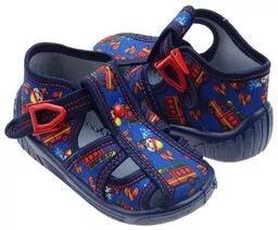 Kapcie dziecięce STRAŻAK z klamrą RAWEKS Adaś21 - Buty dla chłopców - miniaturka - grafika 1